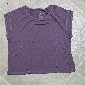 American Eagle Outfitters Soft & Sexy Purple Tee